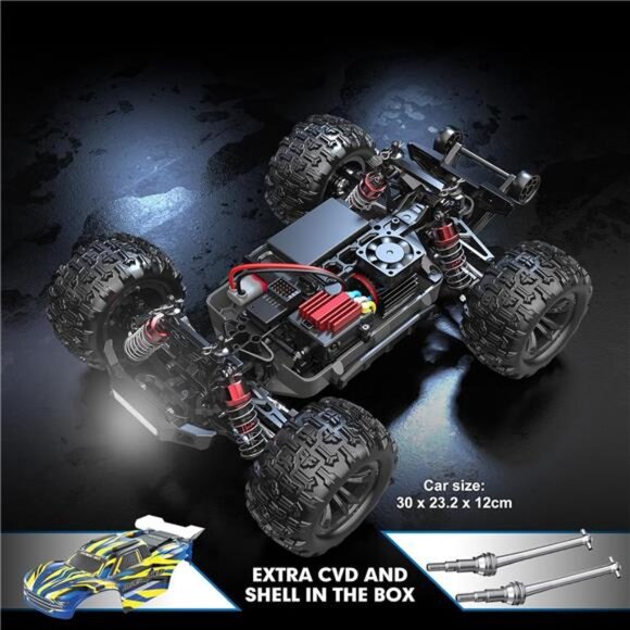 1/16 RTR Brushless Fast RC Cars for Adults, Max 42mph Electric Off-Road RC Truck - Picture 6 of 7